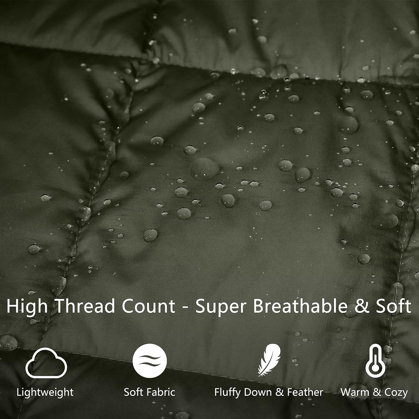 Manta acolchada plegable impermeable para viajes
