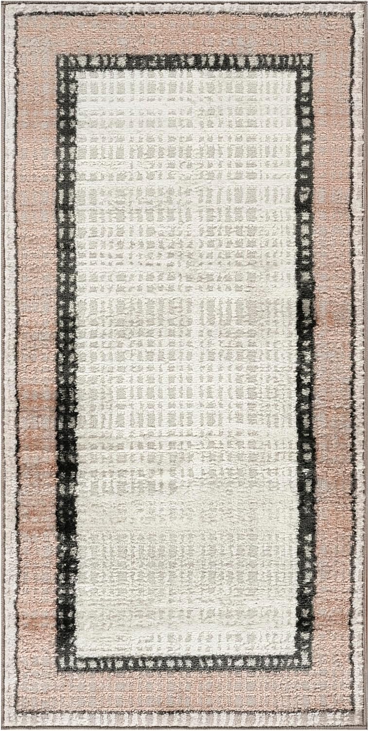 Alfombra gris carbón 2x4ft para dormitorio y sala