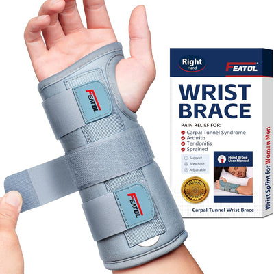 Muñequera ajustable férula mano derecha M/L
