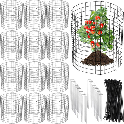 24 Juegos Protectores Plantas 14x12.8pulg Malla Resistente Jardín