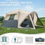 Carpa camping 6/8/10 personas porche mosquitero