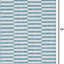 Alfombra área a rayas aguamarina claro/marfil 4'1"x6'1"