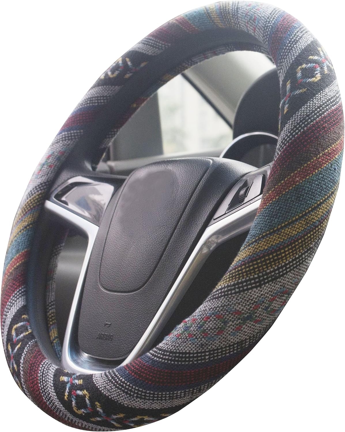 Funda volante tela lino antiderrap 14''-14.25''