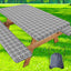 Mantel picnic impermeable elástico 30x72" poliéster negro
