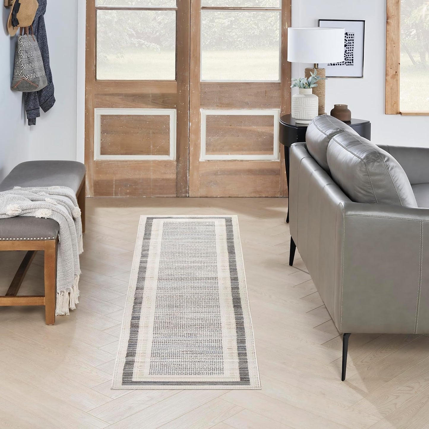 Alfombra área 2'2"x7'6" para dormitorio sala comedor