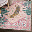 Alfombras lavables estilo bohemio 5x7ft jungla oriental