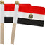 Banderas egipcias 5x8" pack 12