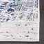 Tapete Madison crema/azul marino 2'3"x4'