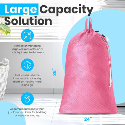 Bolsas malla lavables dormitorio viaje con asas