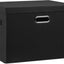 Contenedores apilables 17" 36qt con tapas tela negra 4 asas