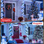 Luces Navidad C9 aire libre 7.83m 20 LED azul blanco