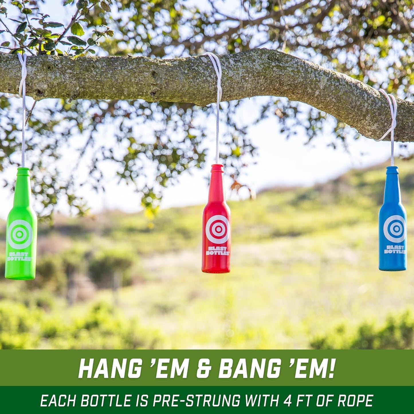 Blast Bottles 3 o 6 Pzas Botellas Resistentes Tiro Cuerda