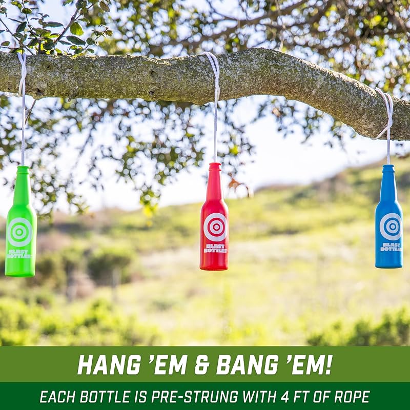 Blast Bottles 3 o 6 Pzas Botellas Resistentes para Tiro con Cuerda