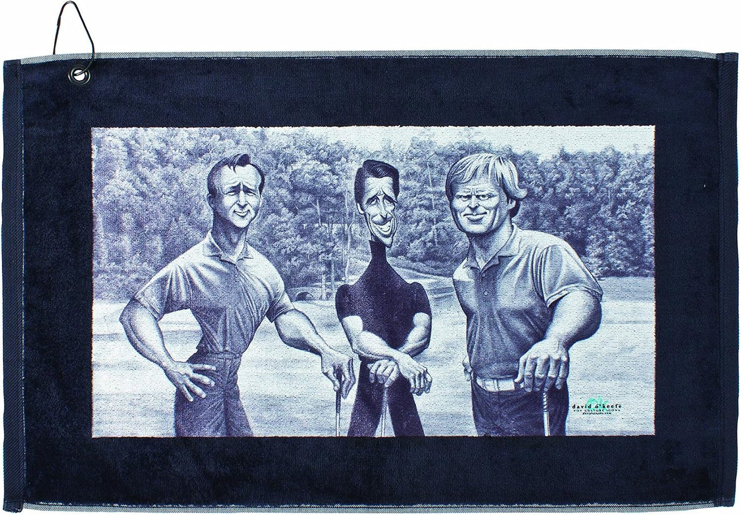 Toalla golf color negro 16x25"