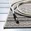Alfombra lavable exterior 9x12ft negro gris CY8168-37621