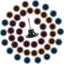 46 Discos Bloqueo Rollo 2pulg Soporte 1/4pulg