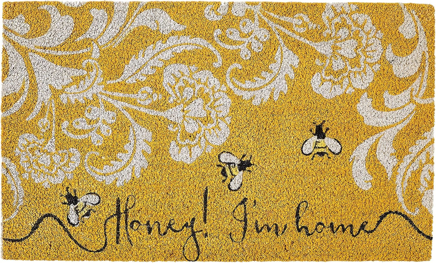 Felpudo fibra coco Honey I'm Home 18x30