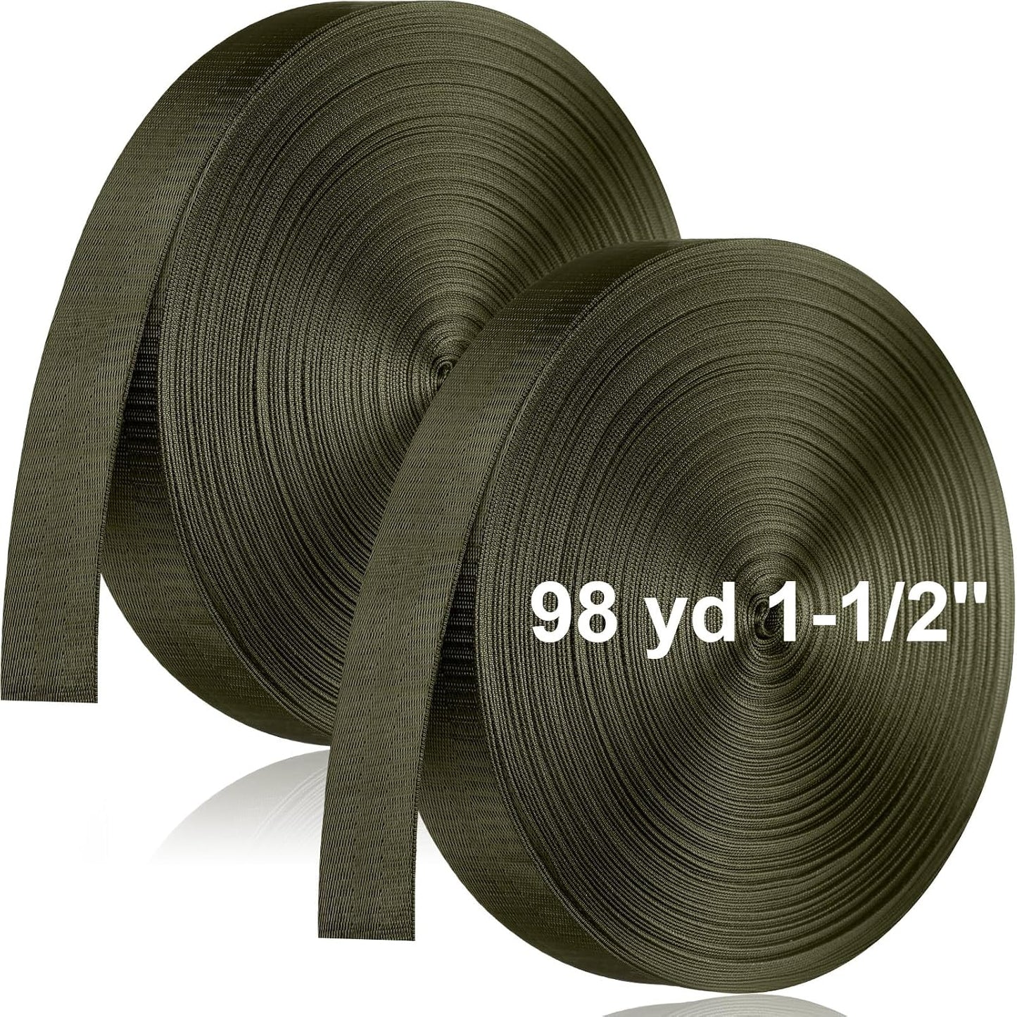 2 Rollos Correa Nailon 1pulg 98yardas para Perro
