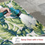 Alfombra Lisa con flores para interiores 4ft²