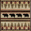 Alfombra área 26x39" multicolor 7482