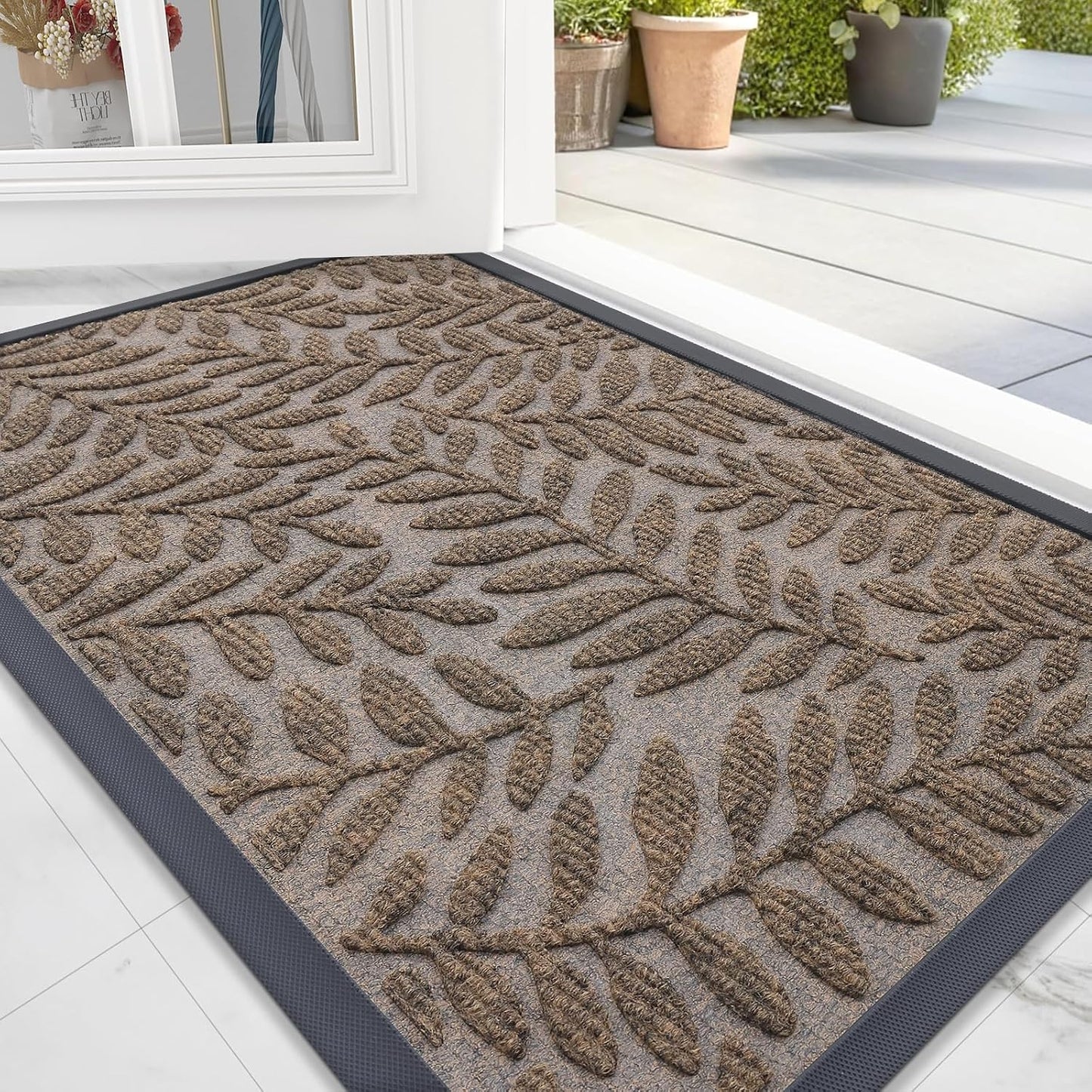 Tapete puerta 29.5x17" impermeable resistente