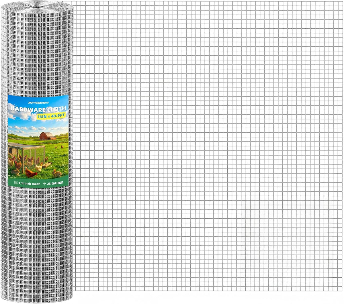 Red alambre galvanizado 16x49ft 23Gauge gallinas jaulas