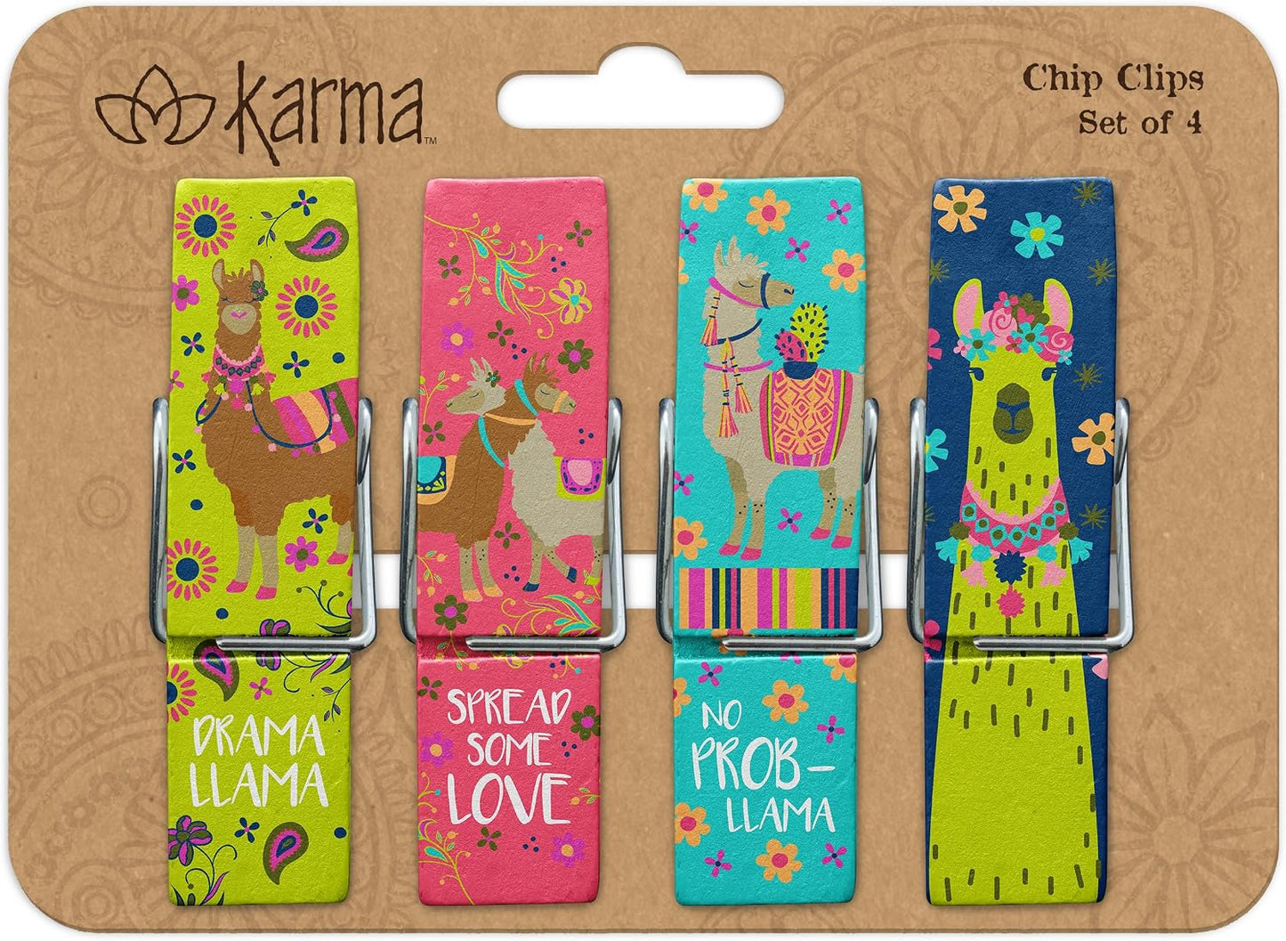Clips para bolsas de papas fritas coloridos