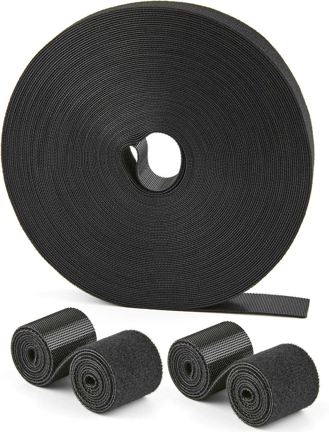 Rollo gancho bucle 50ft x1pulg bridas cable reutilizables