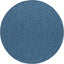 Alfombra redonda 6.7ft azul resistente BHS274M