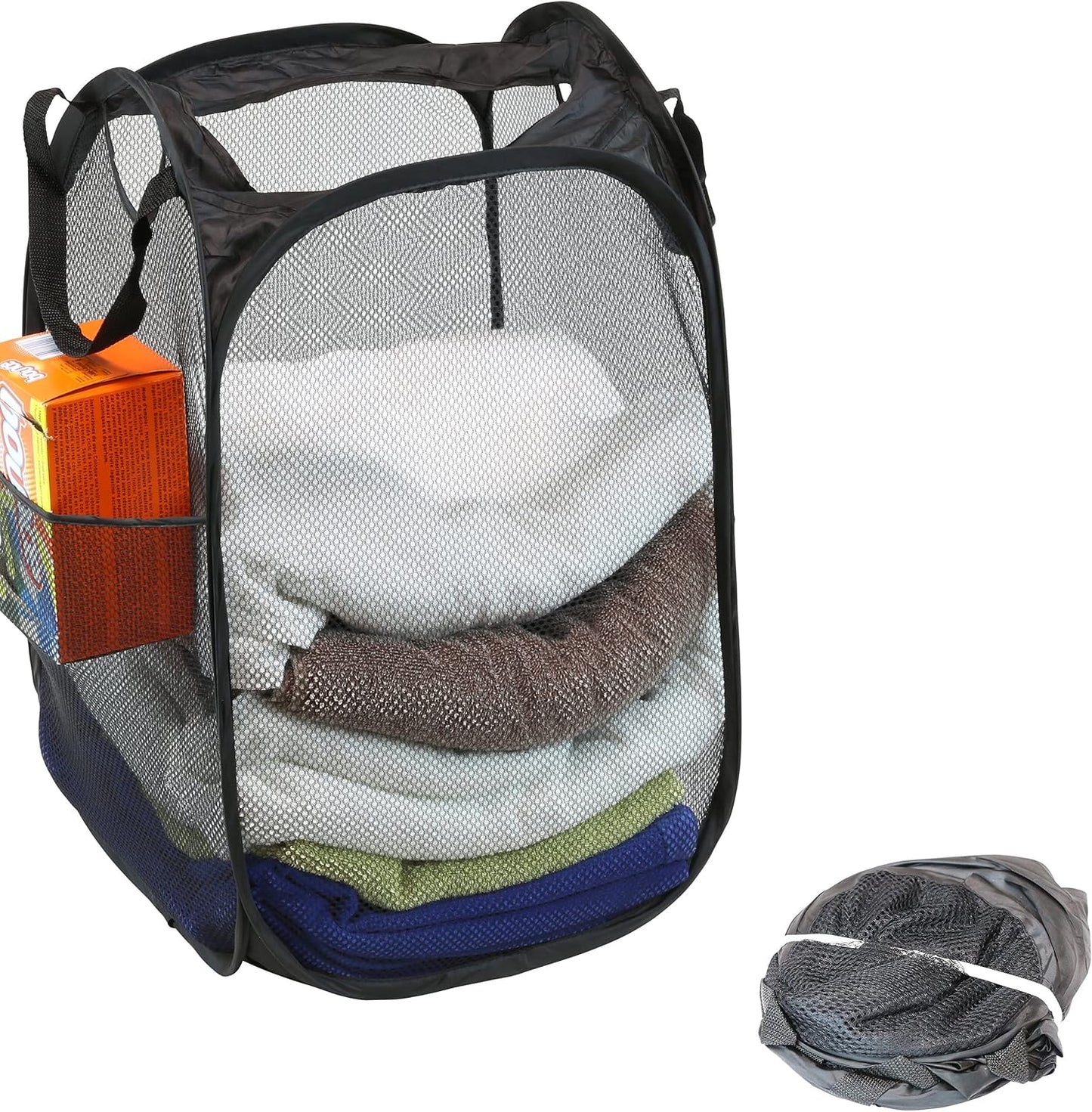 Cesta lavandería pop-up de malla