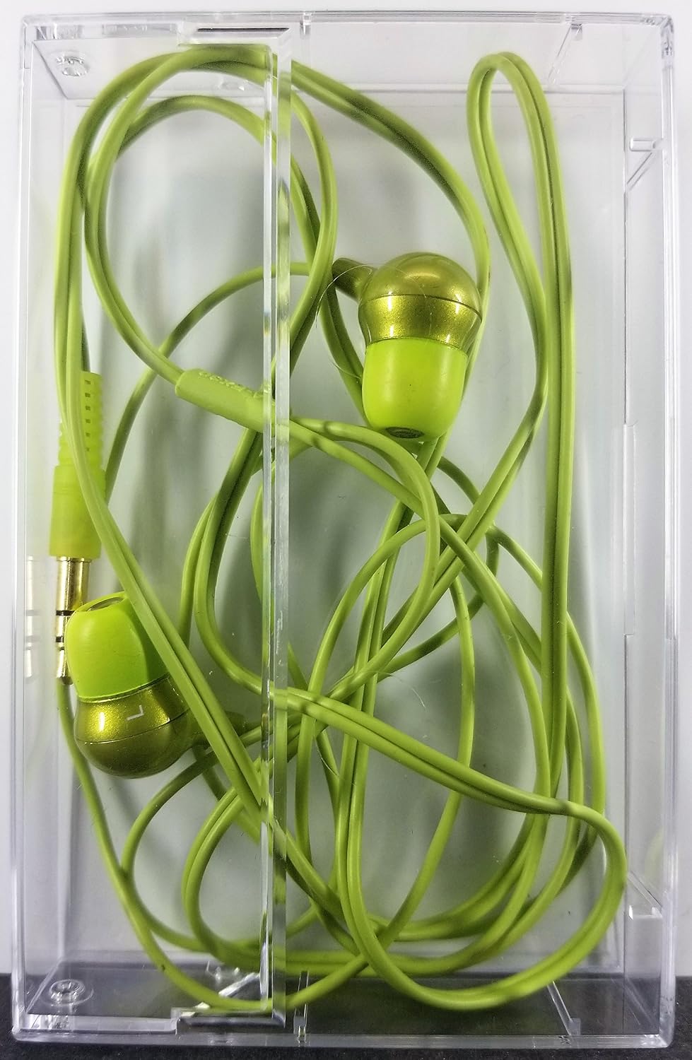 Set 5 cajas cinta casete transparente almacenamiento