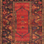 Alfombra área tribal rectangular 6x9ft multicolor