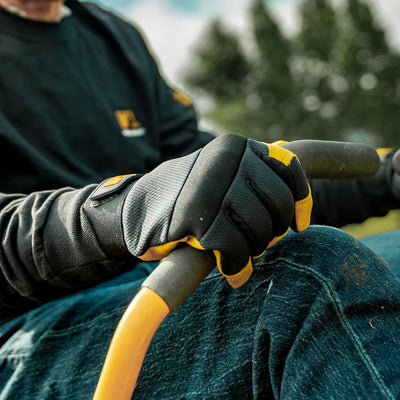 Guantes cuero trabajo hombre grano vacuno