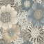 Papel tapiz despegar y pegar color marrón