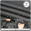 Cubiertas hogueras 68" impermeables 600D negro