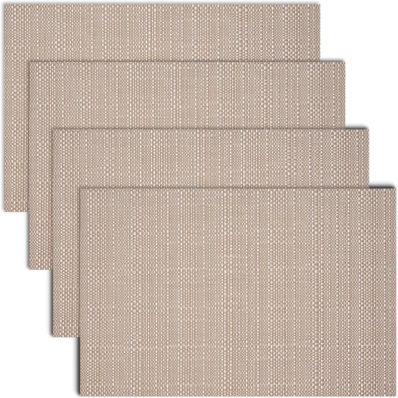 Mantel PVC tejido textura 4 arena
