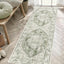 Alfombra larga 2x6ft antiderrap color salvia baño cocina