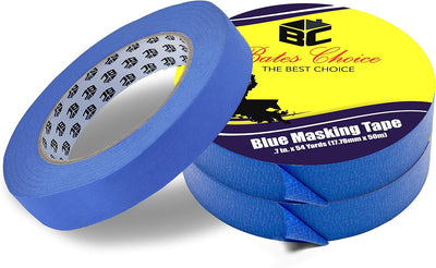 Cinta pintura 0.7pulg paquete 3 54yardas azul segura pared