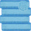 4 Almohadillas Mopa Microfibra Comp Bona 18pulg Azul