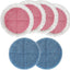Almohadillas trapeador giratorias 7.28pulg redondas set 6