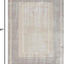 Alfombra plateada 5x7pies dormitorio sala comedor