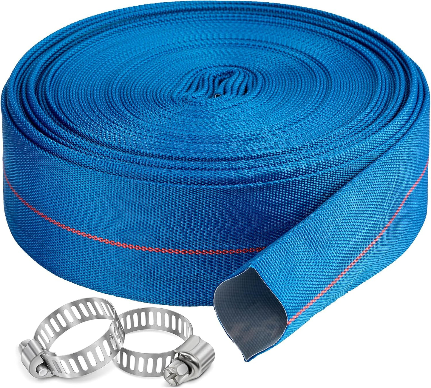 Manguera retrolavado piscina 4pulg x100ft tubo PVC reforzado
