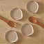 2 Pzas Soporte Cucharas Beige para Microondas