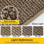 Tapete puerta antiderrap caucho 20x32" color gris pardo