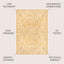Alfombra Boho Medallion 4x6ft Texturizado Malta