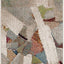 Alfombra pasillo 2ft3pulg x 8ft gris abstracto moderno