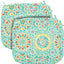 2 Fundas cojín patio 24x24" resistentes agua con cremallera