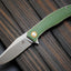 Cuchillo plegable D2 con mango Micarta EDC para acampar