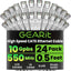 Cable Ethernet Cat6 10 Gbps 24 Pzas 0.5pies RJ45 conectores oro