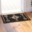 Alfombra estilo nativo suroeste 2x3ft marrón beige